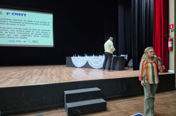 Foto - 9ª Conferência Municipal da Saúde e 1ª Conferência da Saúde do Trabalhador e da Trabalhadora