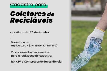 Cadastro de Coletores