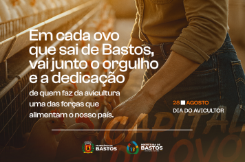 Parabéns, avicultor!