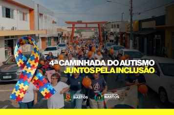 União e conscientização marcam a 4ª Caminhada do Autismo em Bastos