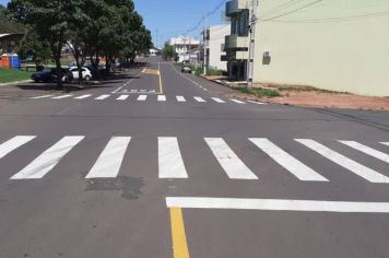 Bastos está melhorando a sinalização de trânsito no centro e nos bairros.