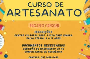 Curso de Artesanato gratuito