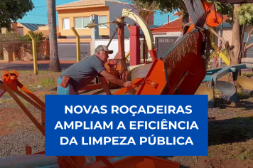 Novas Roçadeiras: agilidade, eficiência e qualidade