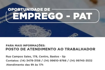 Vagas de emprego