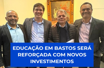 Mais investimentos na Educação
