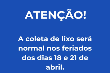 Limpeza Pública normal nos feriados