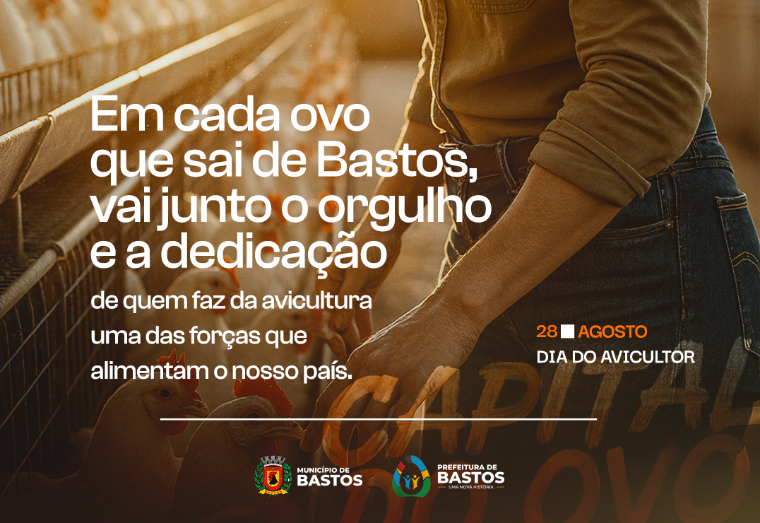 Parabéns, avicultor!