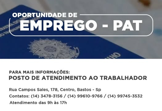 Vagas de emprego