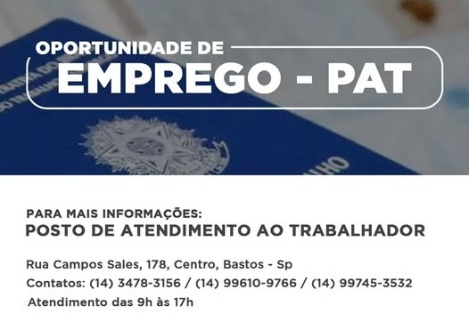 Oportunidades! 
