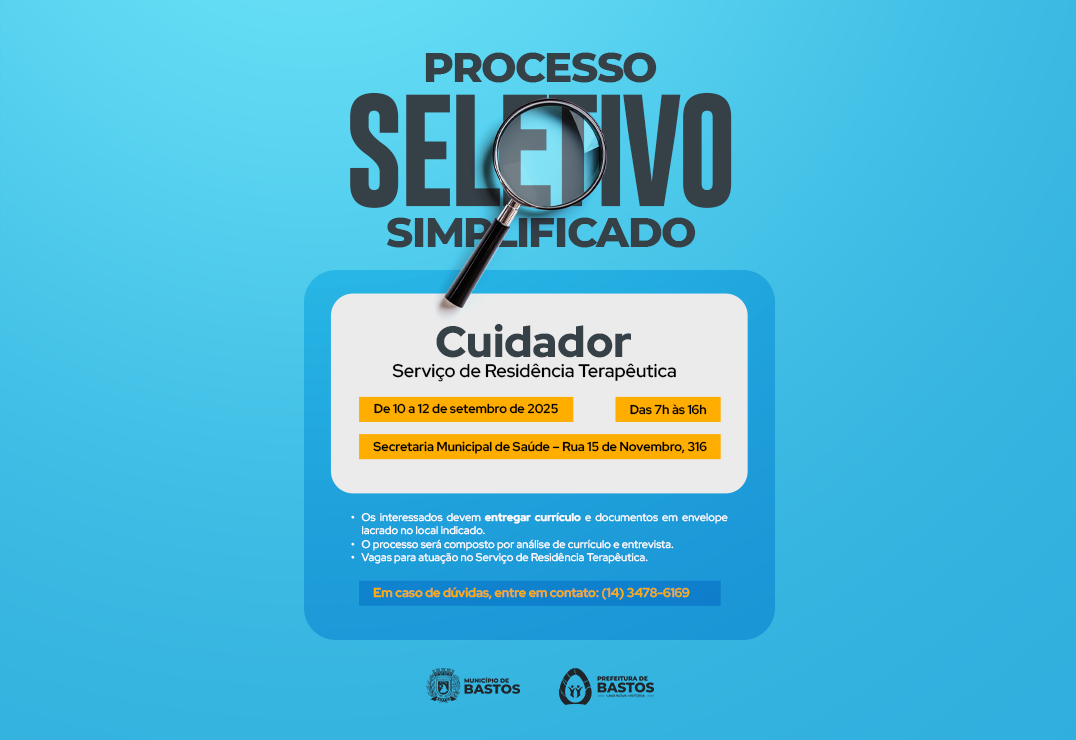 Processo Seletivo: Cuidador